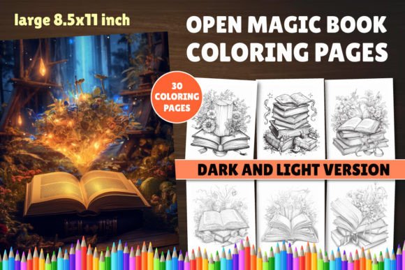 Download Open Magic Coloring Book - Magic coloring Collection