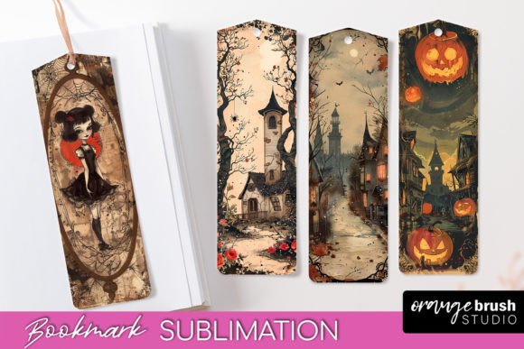 Download Vintage Halloween Scrapbook Bookmark PNG - Halloween scrapbook Collection