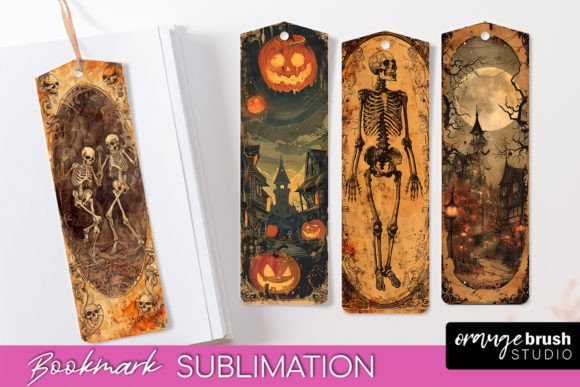 Download Vintage Halloween Scrapbook Bookmark PNG - Halloween scrapbook Collection