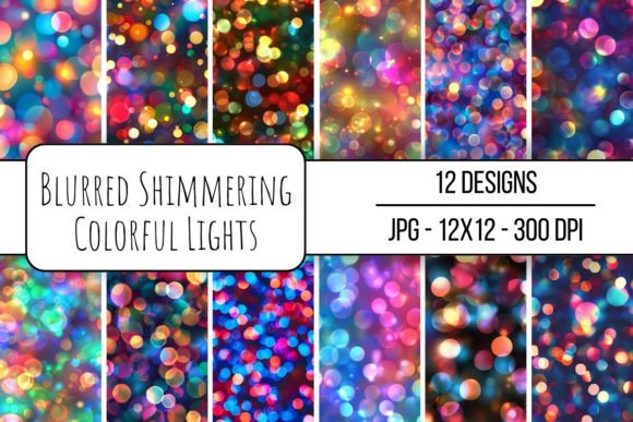 Download Blurred Shimmering Colorful Lights - Colorful Collection