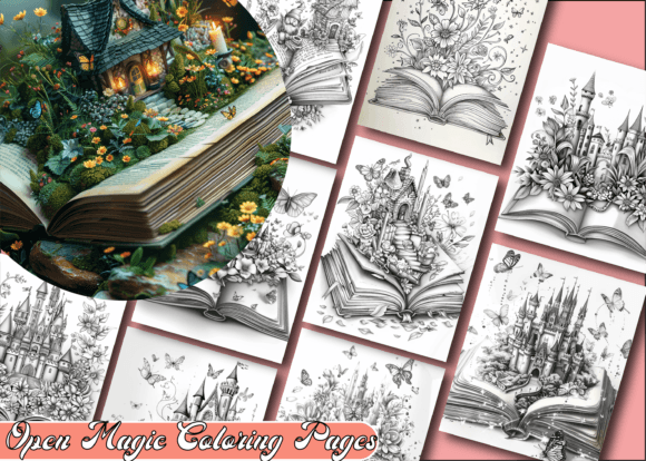 Download Open Magic Coloring Book for Adults - Magic coloring Collection