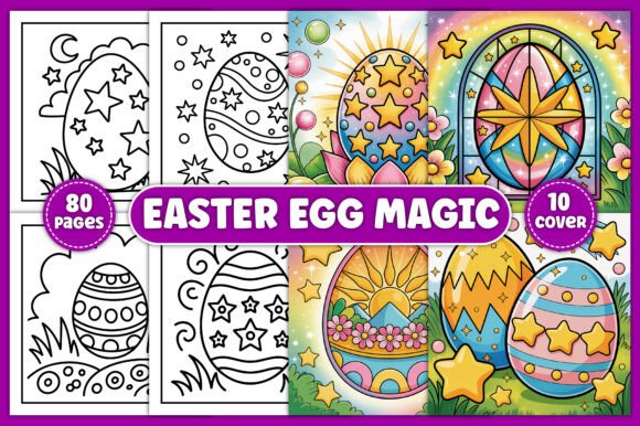 Download Easter Egg Magic Coloring Pages - Magic coloring Collection