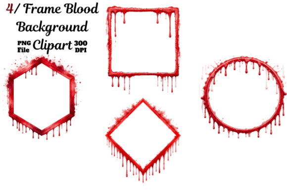 Download Frame Blood Background Clipart - Background clipart Collection