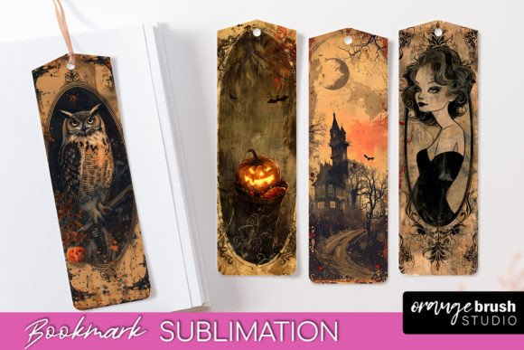 Download Vintage Halloween Scrapbook Bookmark PNG - Halloween scrapbook Collection